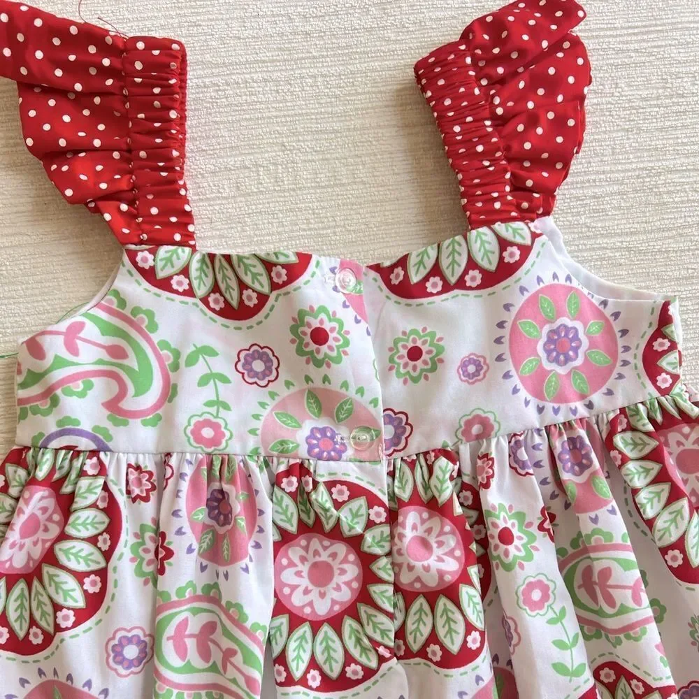 THIS and THAT Christmas Dress little girl size 6